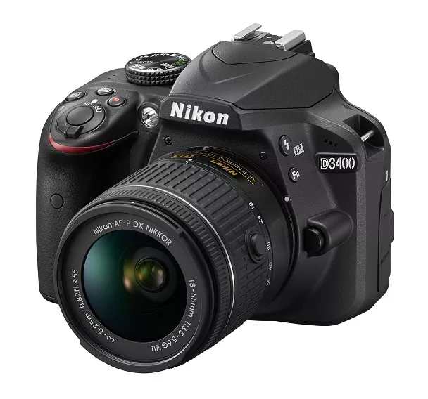Nikon D3400 KIT AF-P DX VR 18-55 schwarz, DEMOWARE mit 2.437 Auslösungen